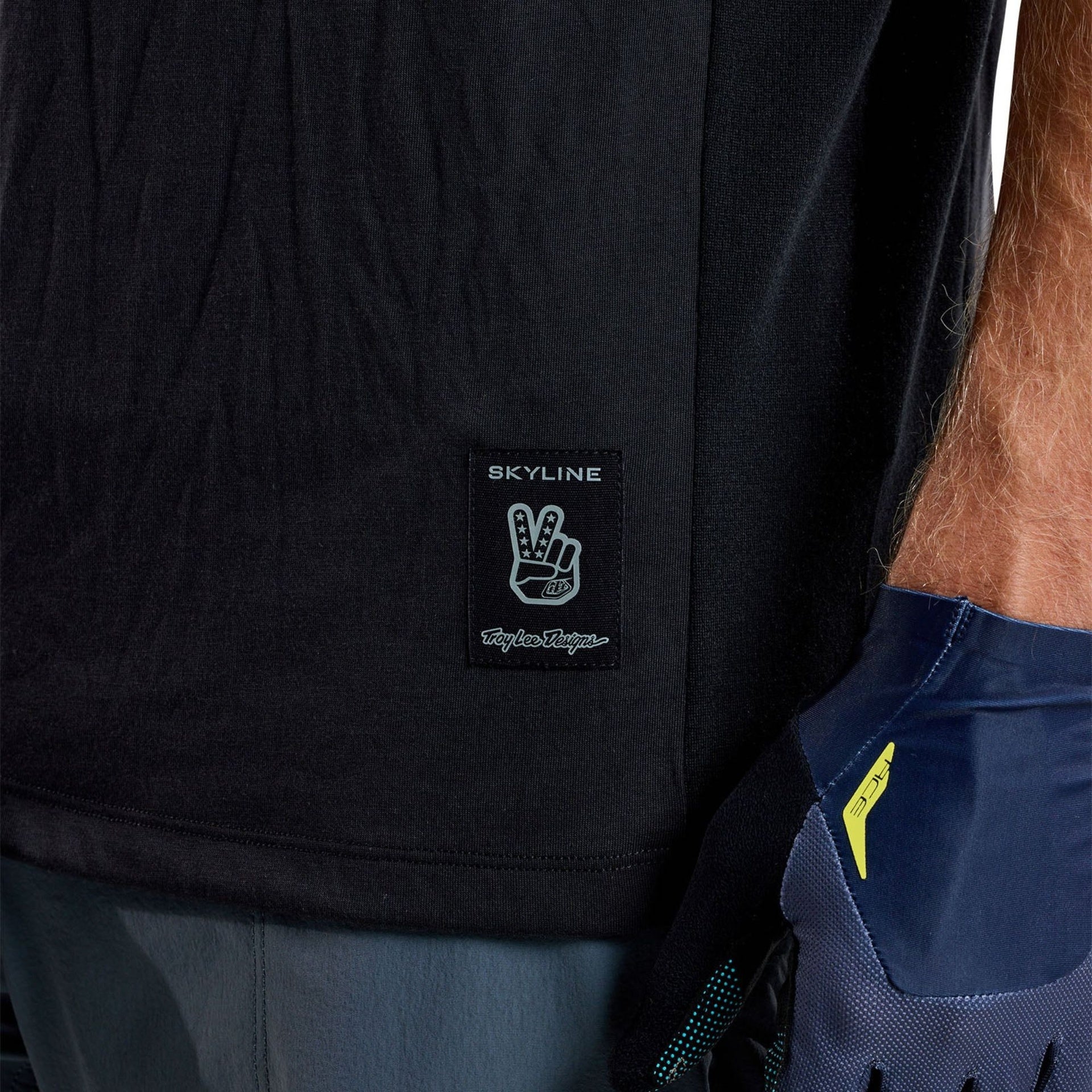 Camiseta Manga Corta Troy Lee Designs Skyline Signature Black